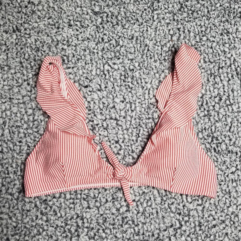 Molly Bracken Striped Bikini Top